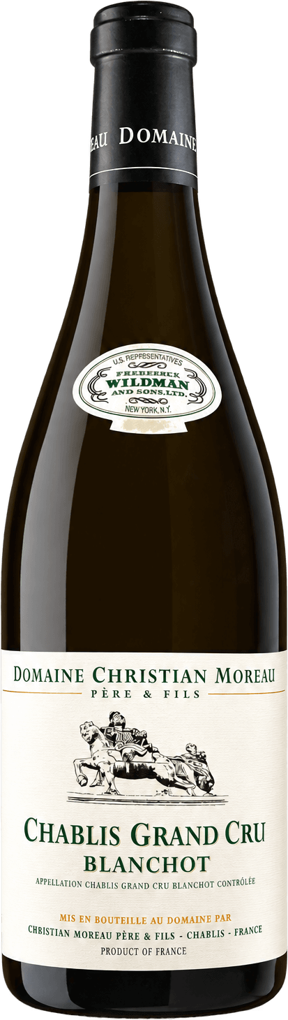 Bouteille de Chablis Grand Cru Blanchot, Domaine Christian Moreau