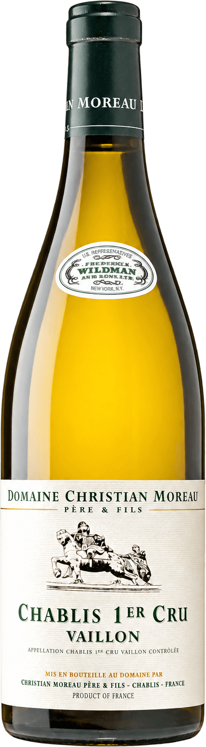 Bouteille de Chablis 1er Cru Vaillon, Domaine Christian Moreau